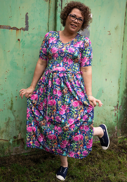 Isidore Love Potion Print Midi Dress
